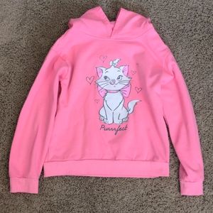 Disney Marie Pink Hoodie Size XL